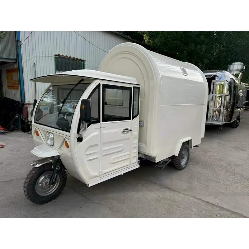 Elektromos háromkerekű mobil élelmiszer kosár